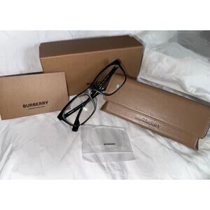 Burberry Edison 53/20/145 Men's Square Eyeglasses With Matching Case & Box